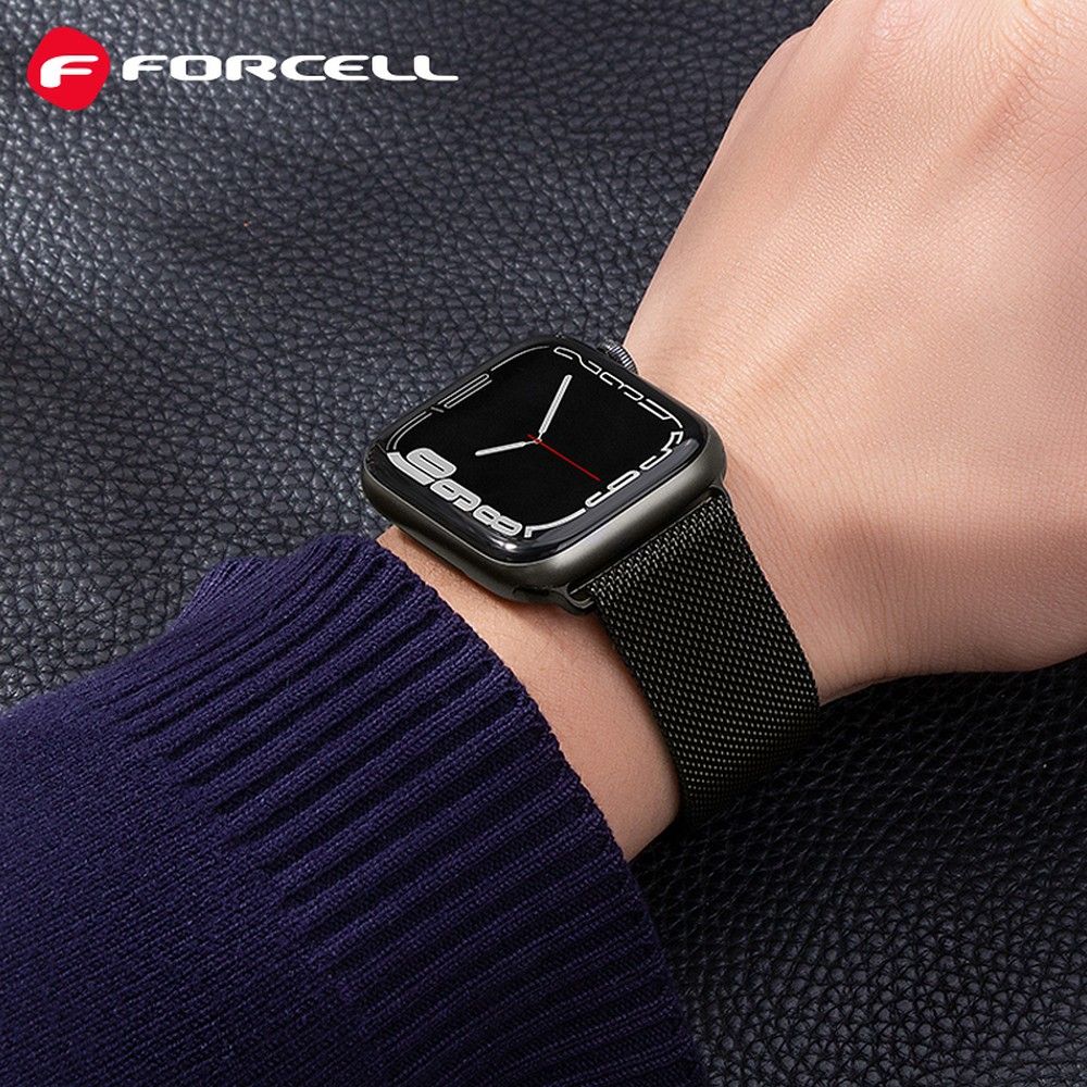FORCELL F-DESIGN FA03 strap for APPLE Watch 42 / 44 / 45 / 49 mm black - Image 2