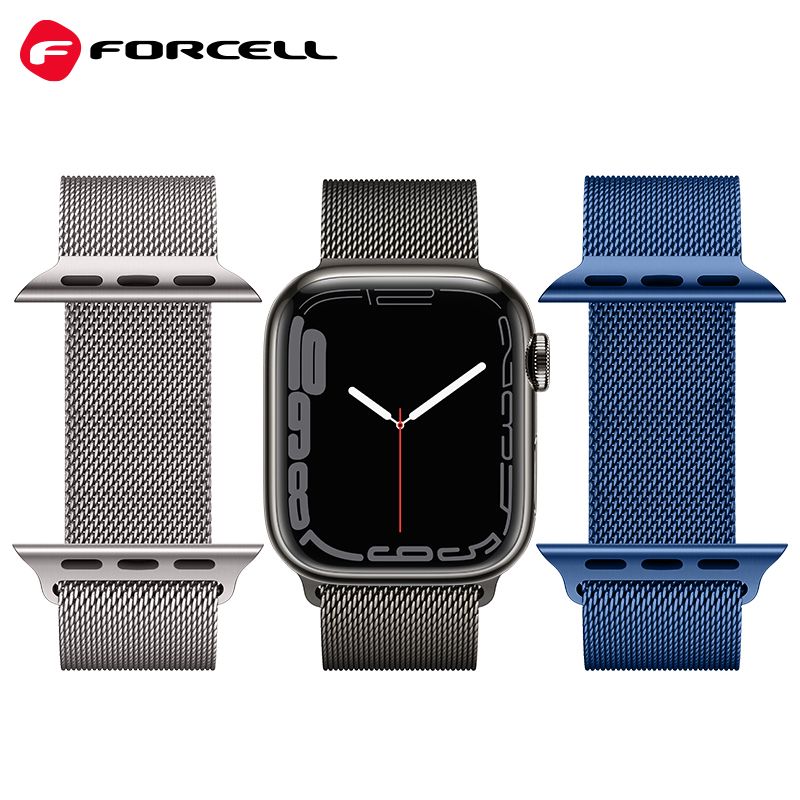 FORCELL F-DESIGN FA03 strap for APPLE Watch 42 / 44 / 45 / 49 mm black - Image 8
