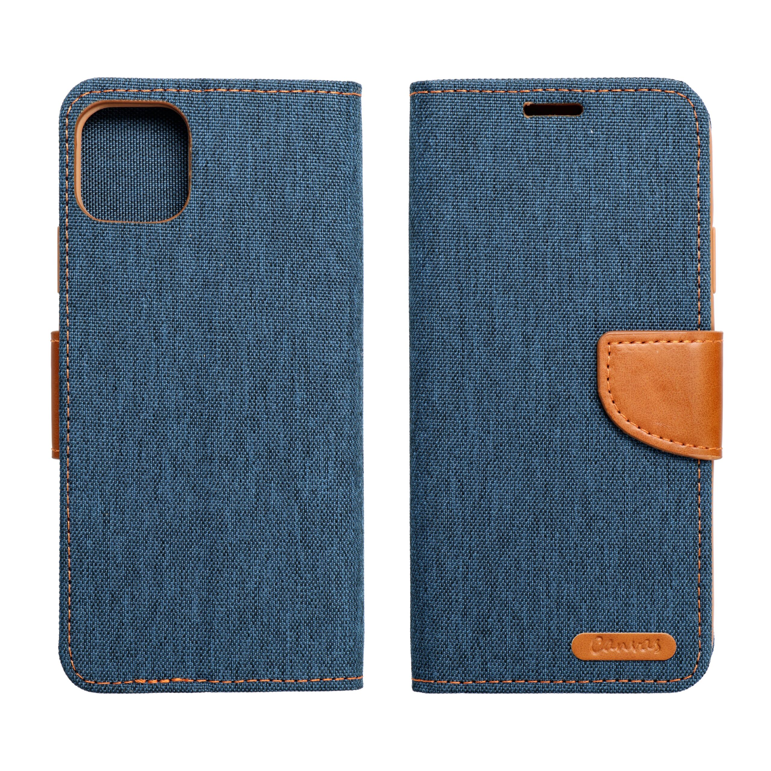 CANVAS Book case for XIAOMI Redmi 12 4G / 12 5G navy blue - Image 3