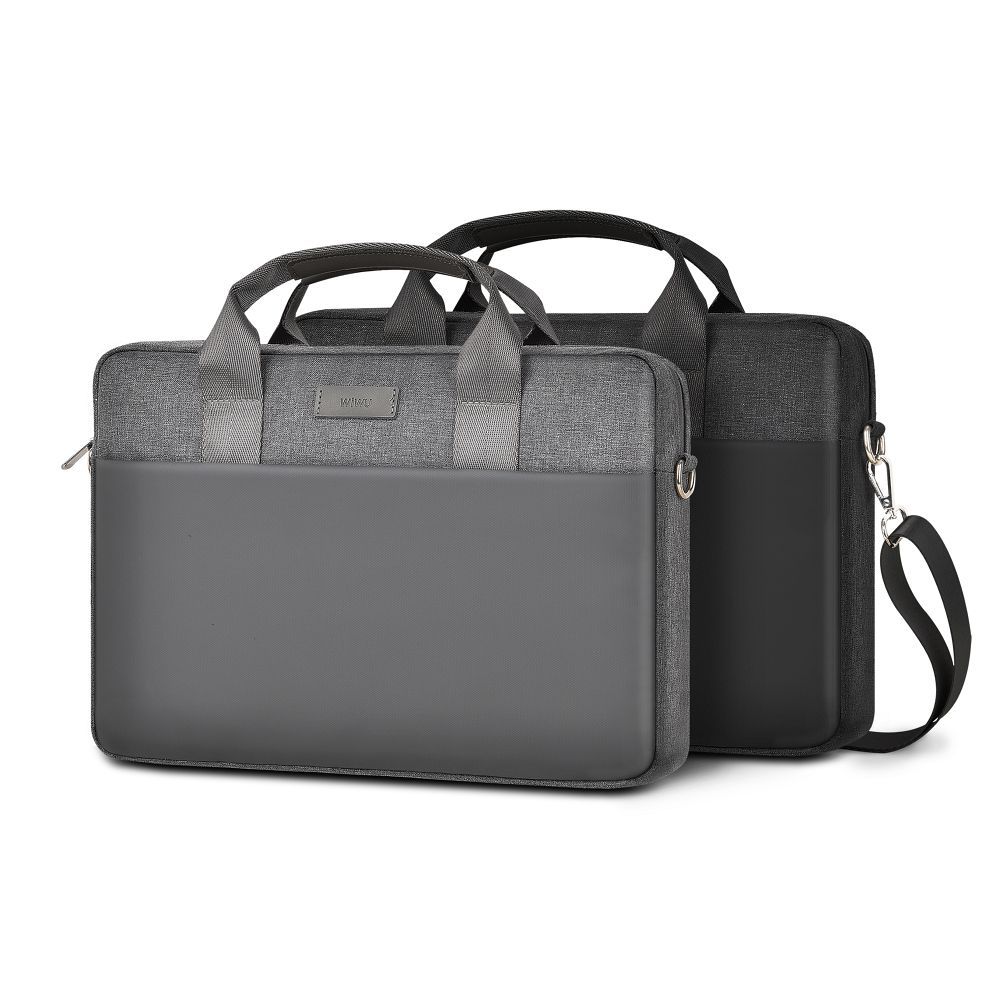 WiWU - Waterproof Laptop Bag 15,6" Minimalist Pro - black - Image 6