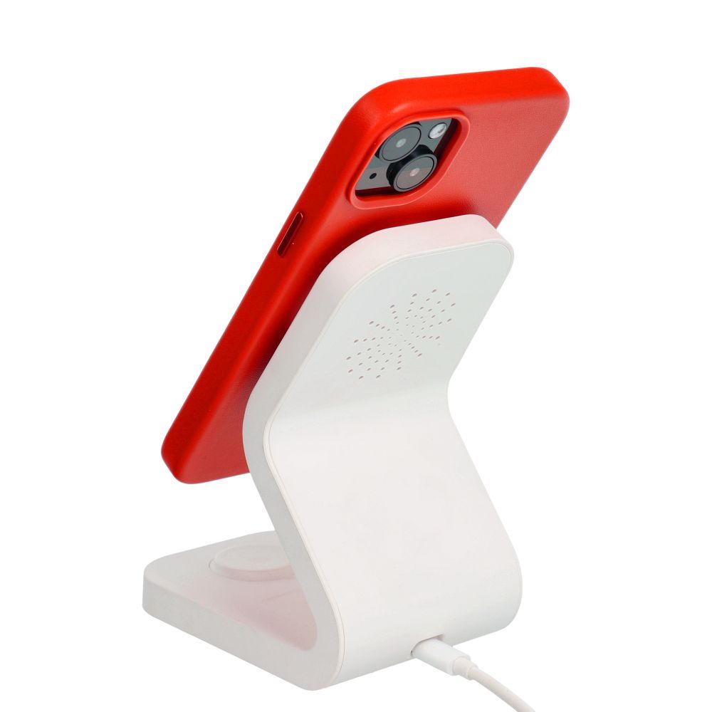 LEATHER MAG COVER case for IPHONE 15 Pro red - Image 6