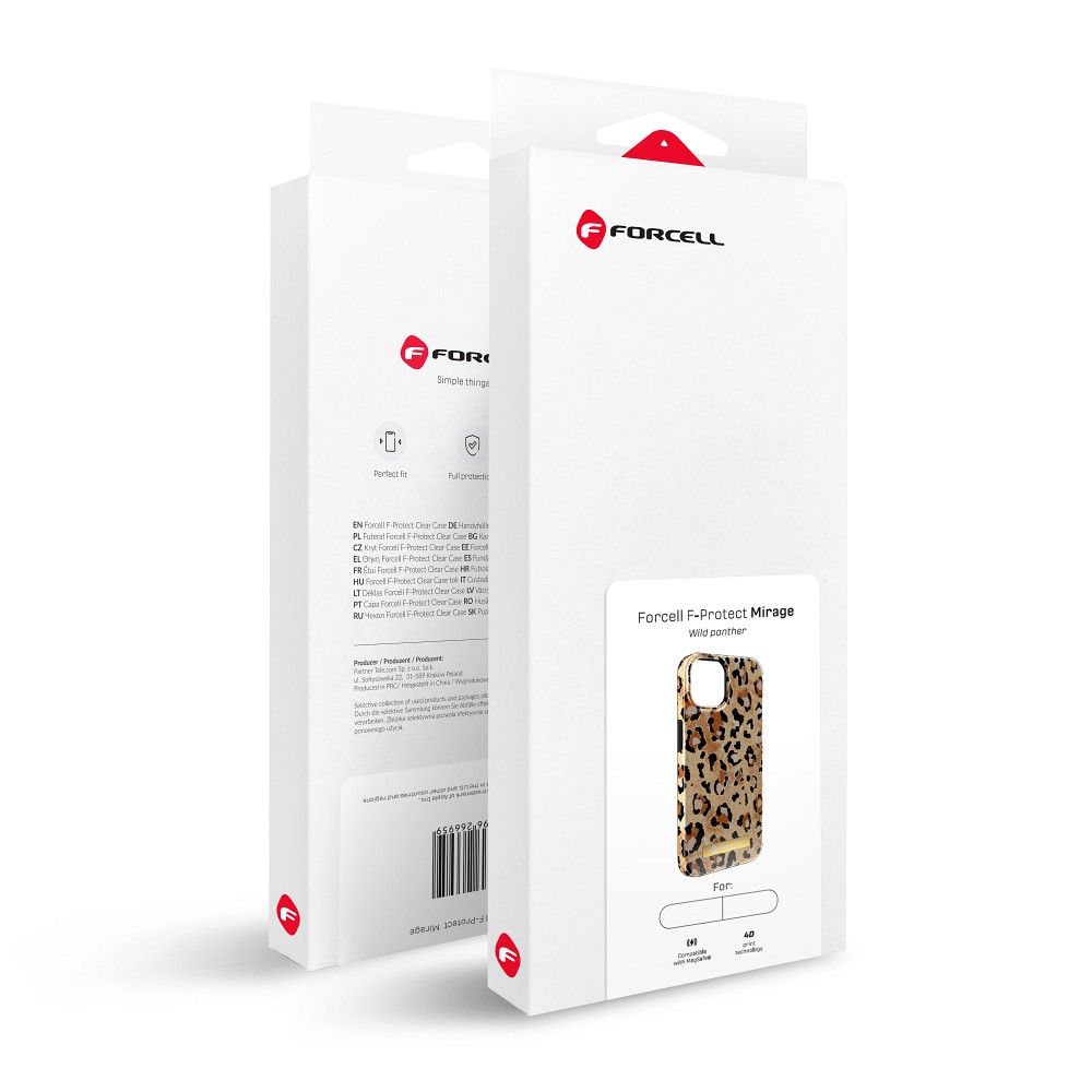 FORCELL F-PROTECT Mirage case compatible with MagSafe for IPHONE 14 Pro wild panther - Image 12