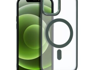 MATTE MAG COVER case compatible with MagSafe for IPHONE 12 / 12 Pro green