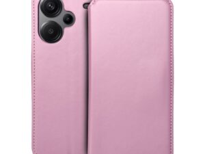 DUAL POCKET Book case for XIAOMI Redmi Note 13 Pro Plus 5G light pink