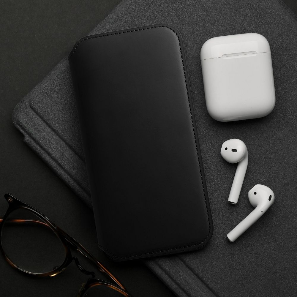DUAL POCKET Book case for MOTOROLA G54 black - Image 5