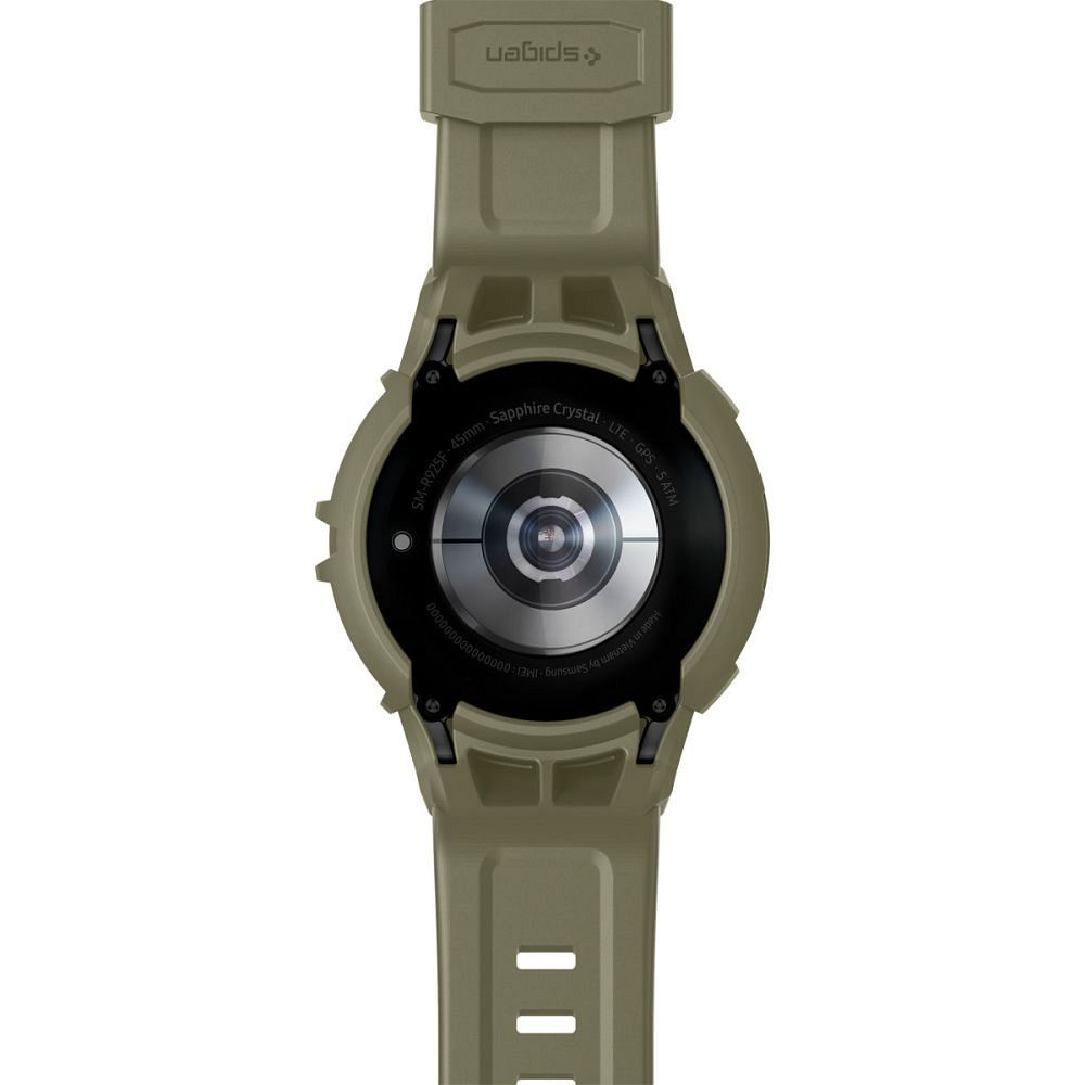 SPIGEN Rugged Armor ”PRO” for SAMSUNG WATCH 5 PRO (45 MM) vintage khaki - Image 8