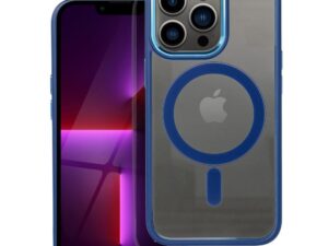 COLOR EDGE MAG COVER case compatible with MagSafe for IPHONE 13 Pro navy blue