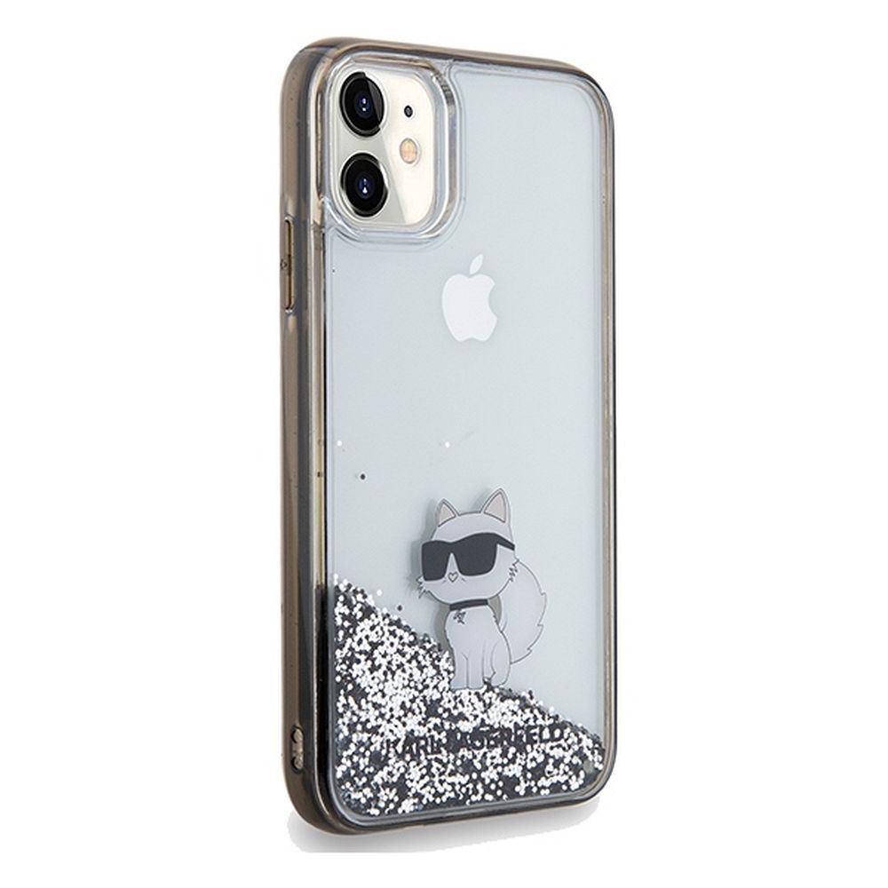 KARL LAGERFELD case for IPHONE 11 KLHCN61LKCNSK (Liquid Glitter C) transparent - Image 4