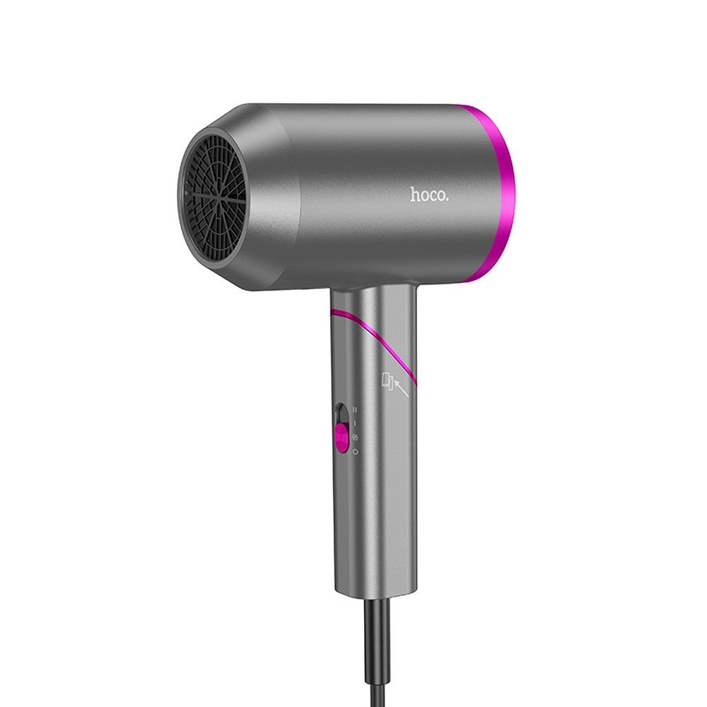 HOCO hot and cold air foldable hair dryer HP13 Plus rose red - Image 3