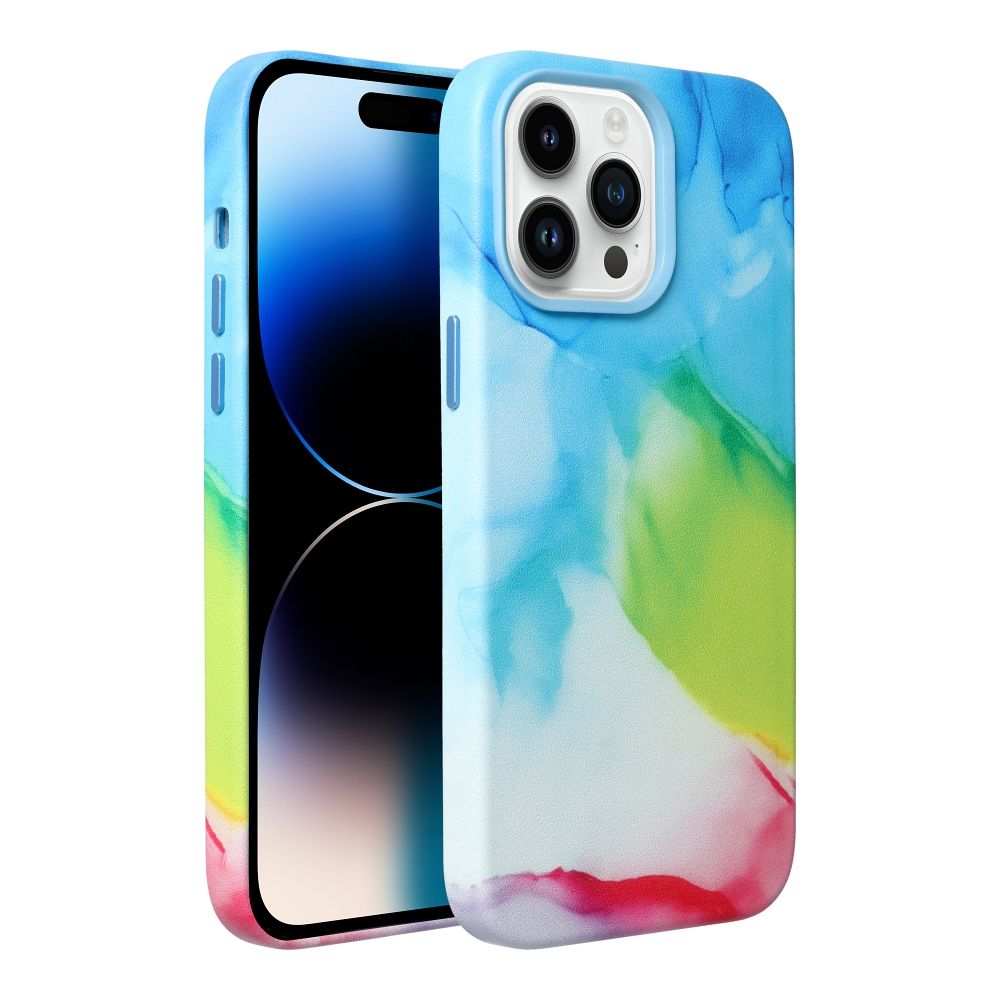 LEATHER MAG COVER case for IPHONE 11 Pro color splash - Image 3