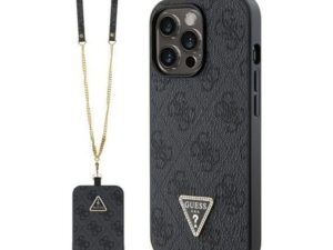 GUESS case for IPHONE 13 Pro Max GUHCP13XP4TDSCPK (Metal Logo Starss Crossbody) black