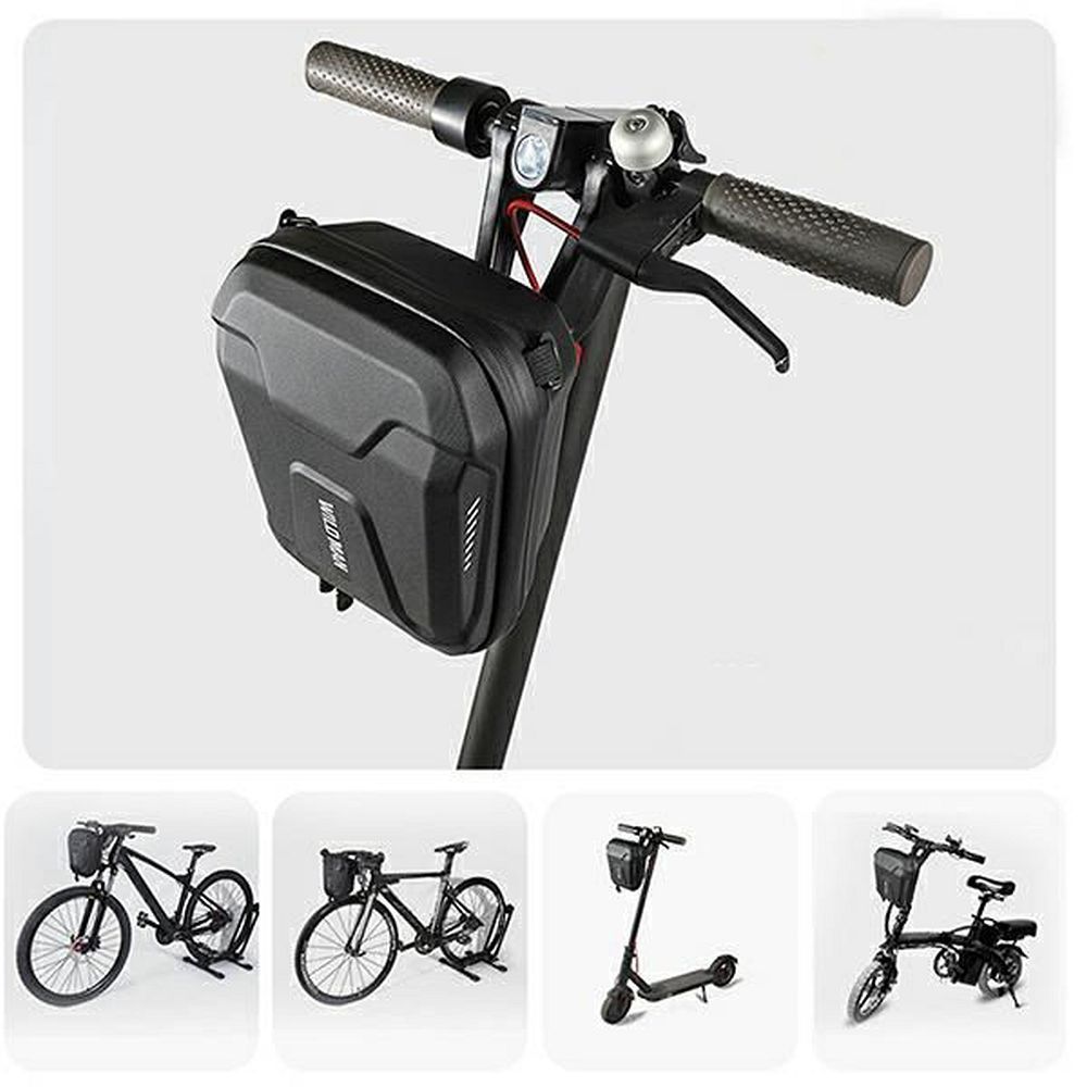 WILDMAN traveling bag for handlebars with zipper E8 3L black - Image 4