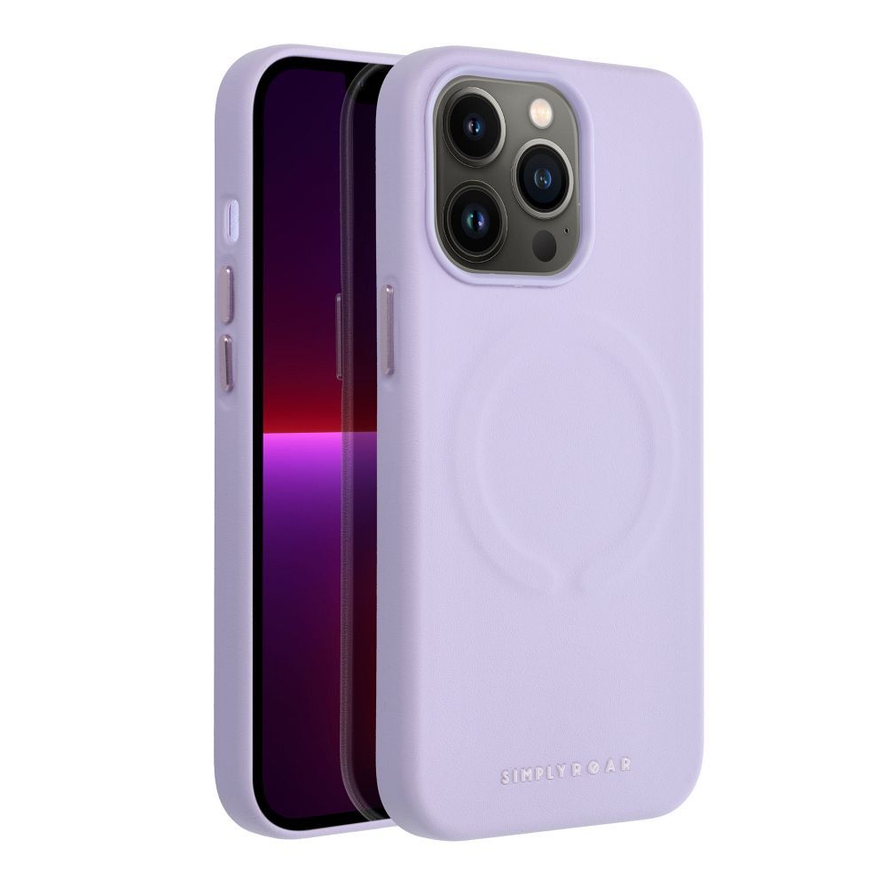 Roar Leather Mag Case - for iPhone 13 Pro purple - Image 2