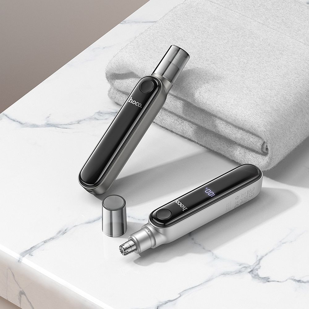 HOCO nose hair trimmer with display HP33 metal gray - Image 5