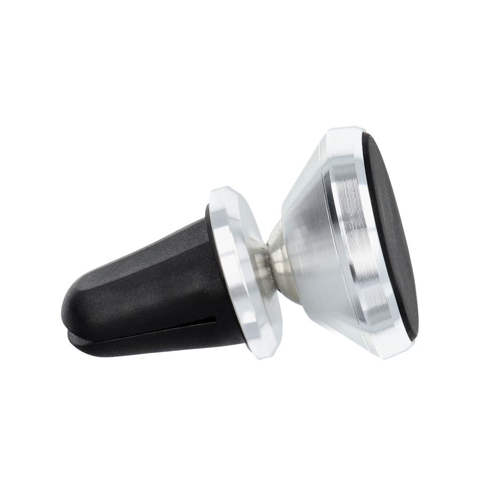 Car holder for smartphone Magnetic to air vent silver - Image 2