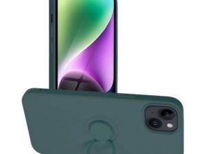 SILICONE RING case for IPHONE 14 Plus green