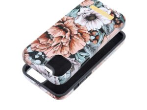 FORCELL F-PROTECT Mirage case compatible with MagSafe for IPHONE 15 Plus bloom bush