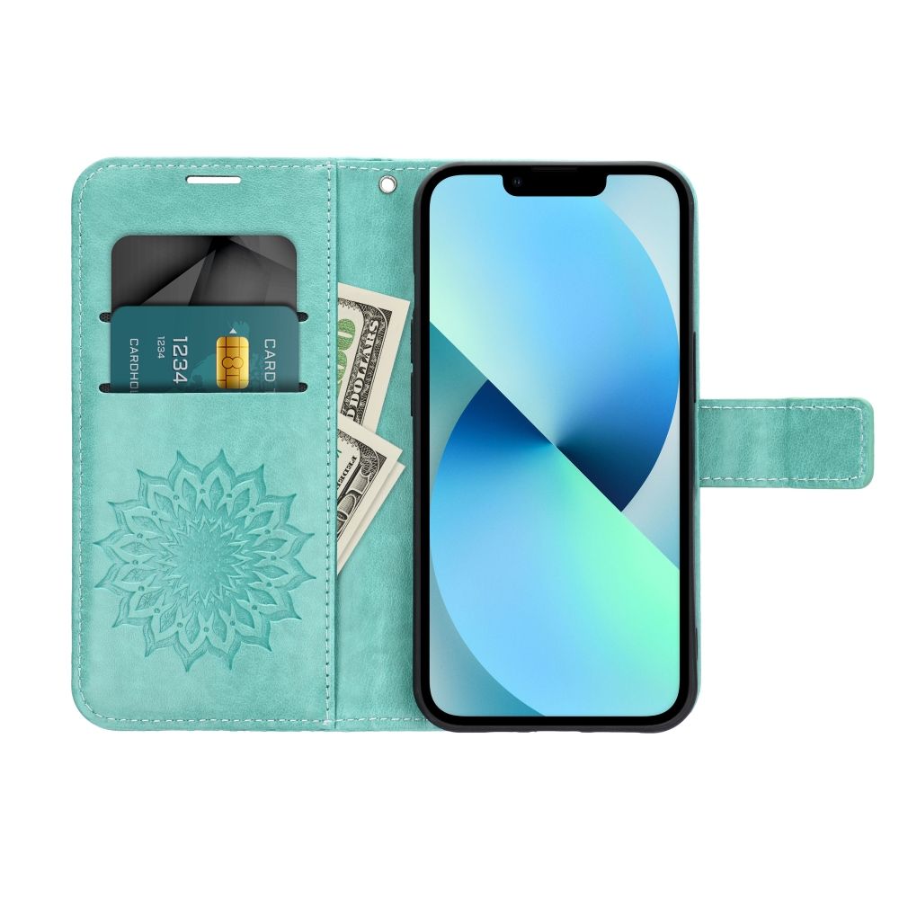 MEZZO Book case for SAMSUNG S21 FE mandala green - Image 3