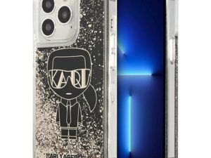 KARL LAGERFELD case for IPHONE 13 Pro KLHCP13LLGGKBK (Glitter Gatsby Ikonik) black