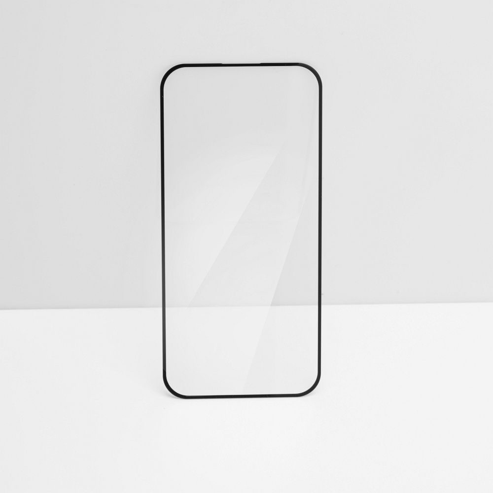 Forcell Ultra Clear Glass – iPhone 16 Pro-hoz, fekete - Image 8