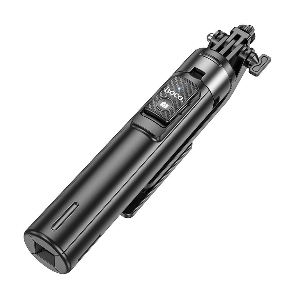 HOCO selfie stick with bluetooth remote control tripod K21 black - Image 4