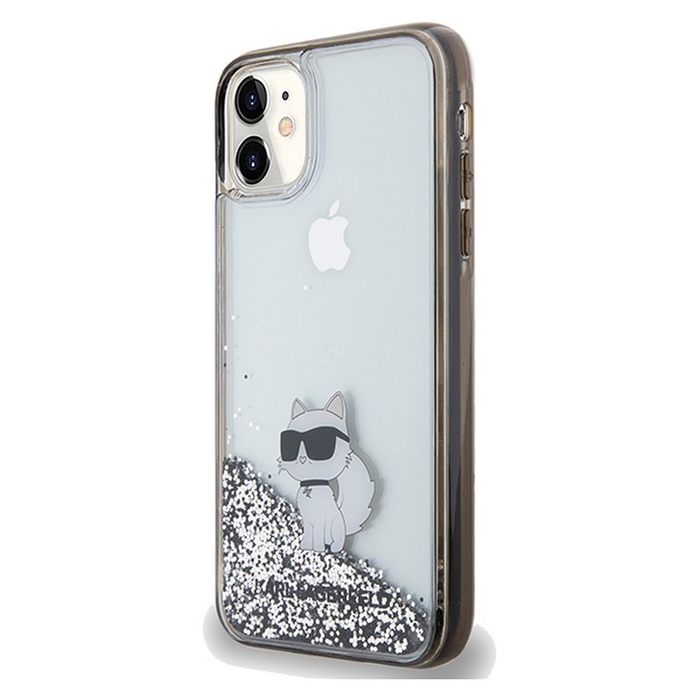 KARL LAGERFELD case for IPHONE 11 KLHCN61LKCNSK (Liquid Glitter C) transparent - Image 2