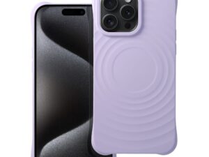 Silicone Zephyr Mag Cover compatible with MagSafe do IPHONE 15 lilac