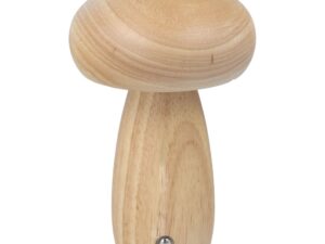 Table lamp bedside mushroom Art Deco wood color MTWTHN
