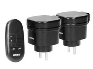 Set of outdoor wireless sockets with remote control, 2+1 (OR-GB-441)