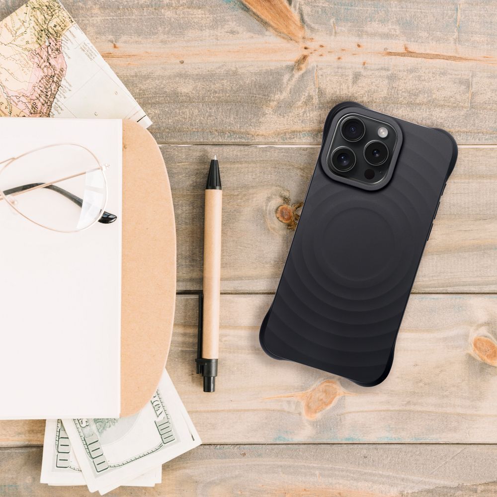 Silicone Zephyr Mag Cover compatible with MagSafe do IPHONE 13 black - Image 5