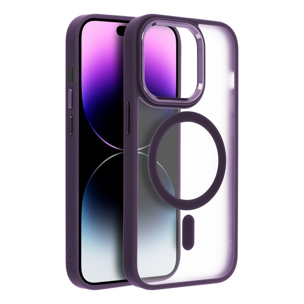 MATTE MAG COVER case compatible with MagSafe for IPHONE 16 Plus purple - Image 4