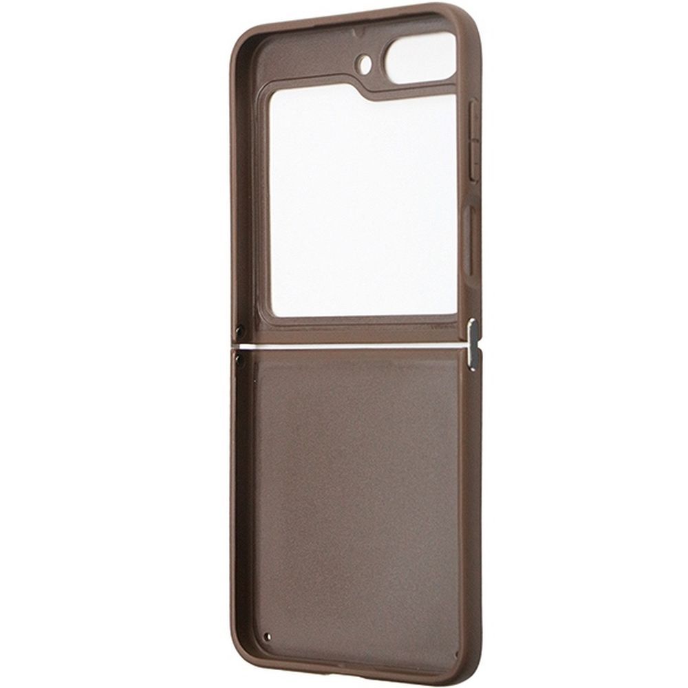 GUESS case for SAMSUNG Flip 5 GUHCZF5P4TDPW for Samsung Flip 5 (4G Triangle Strass / brown) - Image 7