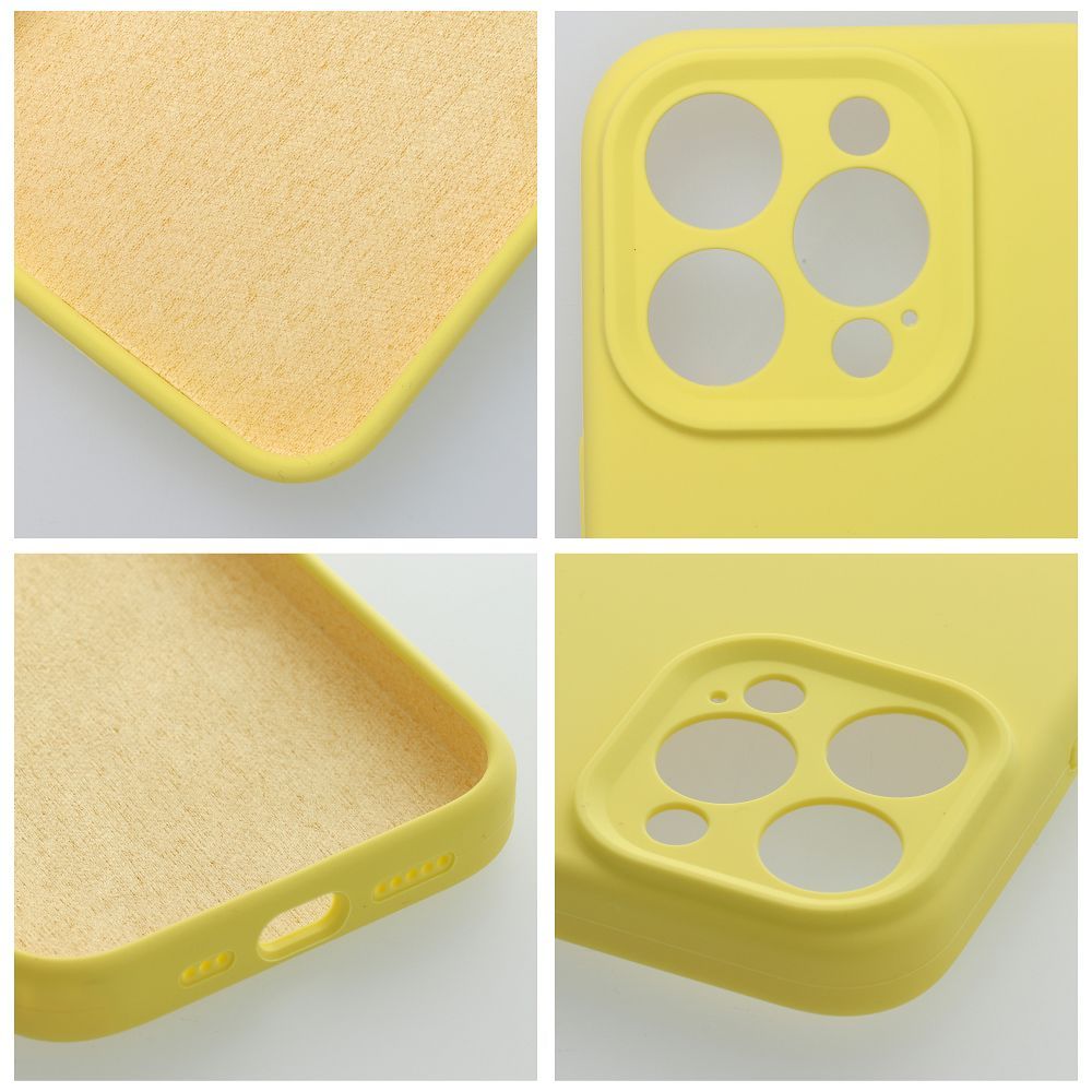 Case SILICONE 2mm for IPHONE 14 Pro lemon - Image 3