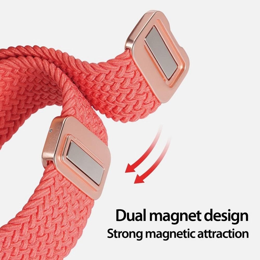 DUX DUCIS strap MIXTURE PRO stretchable braided for Apple Watch 42 / 44 / 45 / 49 mm guava - Image 4