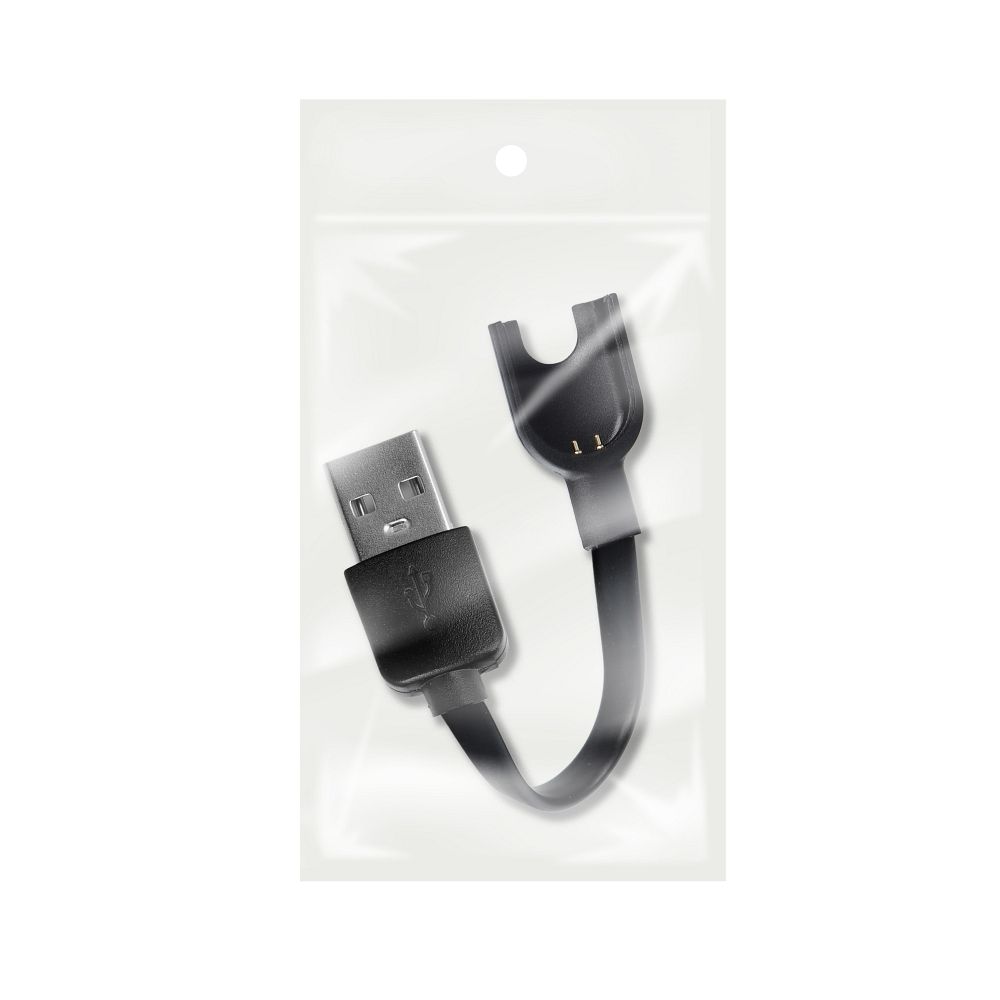 Cable USB A for charging XIAOMI Mi Band 3 0,15 m black - Image 3