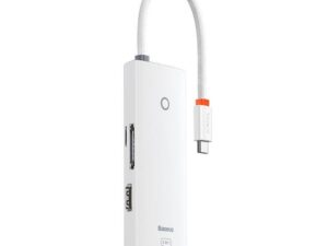 BASEUS adapter HUB 6in1 Type C WKQX050002 0,15 m white