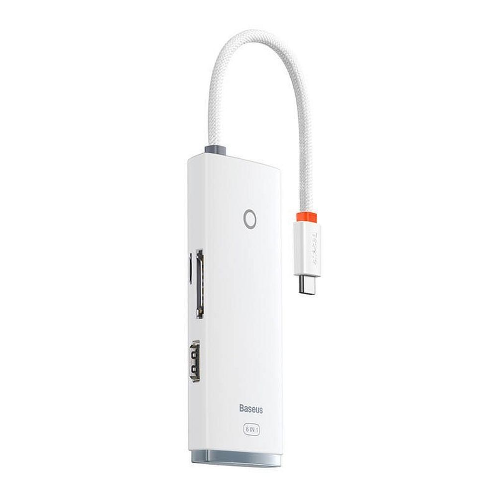 BASEUS adapter HUB 6in1 Type C WKQX050002 0,15 m white