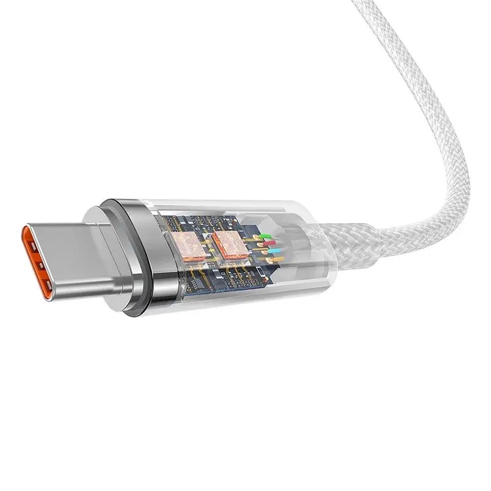 BASEUS cable USB A to Type C PD 100W Explorer CATS010502 2 m white - Image 3
