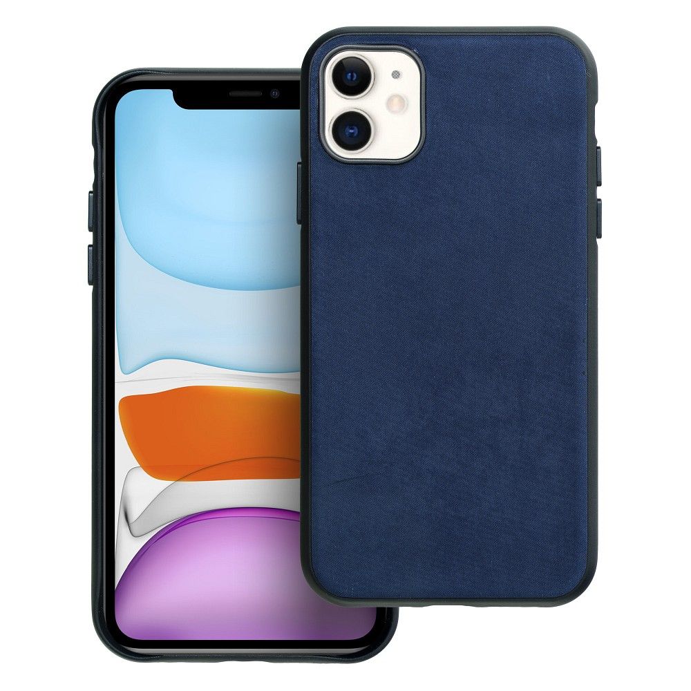 WOVEN MAG COVER case compatible with MagSafe for IPHONE 11 sea blue