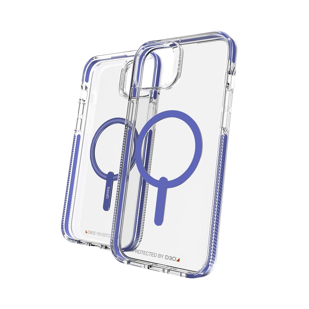 GEAR4 Santa Cruz Snap case compatible with MagSafe for IPHONE 14 Plus periwinkle
