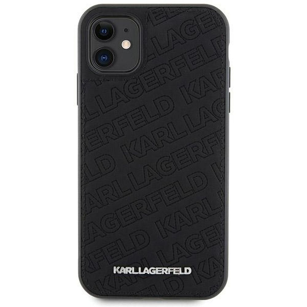 KARL LAGERFELD case for IPHONE 11 KLHCN61PQKPMK (Quilted K Pattern) black - Image 3