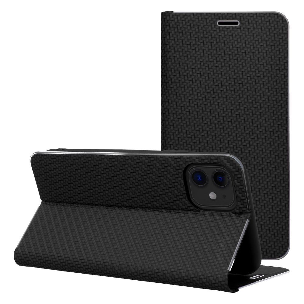 LUNA Book Carbon for IPHONE 12 / 12 Pro black - Image 2