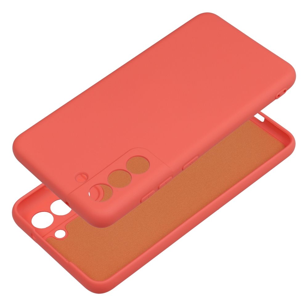 SILICONE case for SAMSUNG S21 FE peach - Image 3