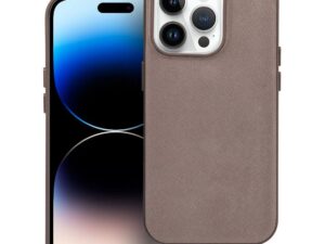 WOVEN MAG COVER case compatible with MagSafe for IPHONE 14 Pro light brown