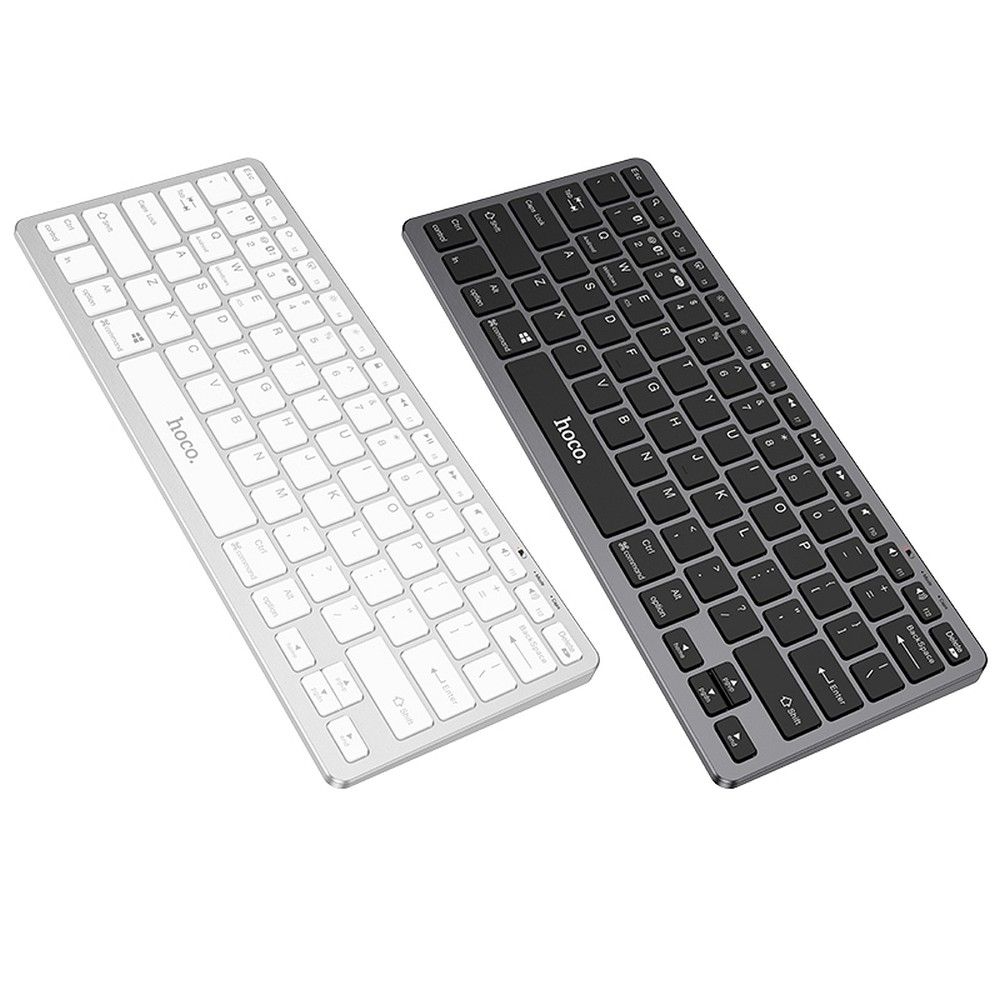 HOCO wireless keyboard QWERTY GM32 silver - Image 2