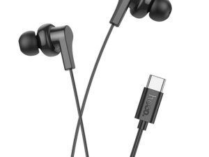 HOCO wire earphones Type C with microphone M114 black