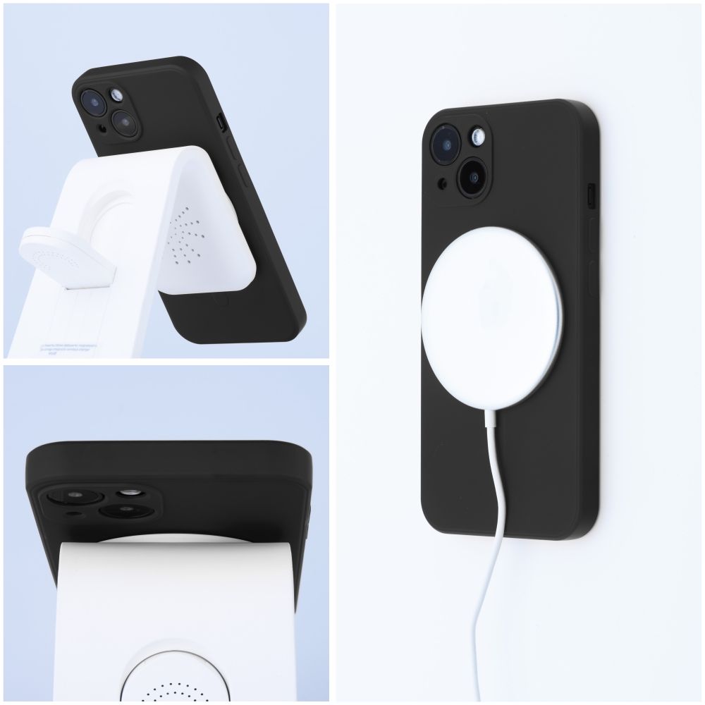 SILICONE MAG COVER case compatible with MagSafe for IPHONE 12 Pro black - Image 11