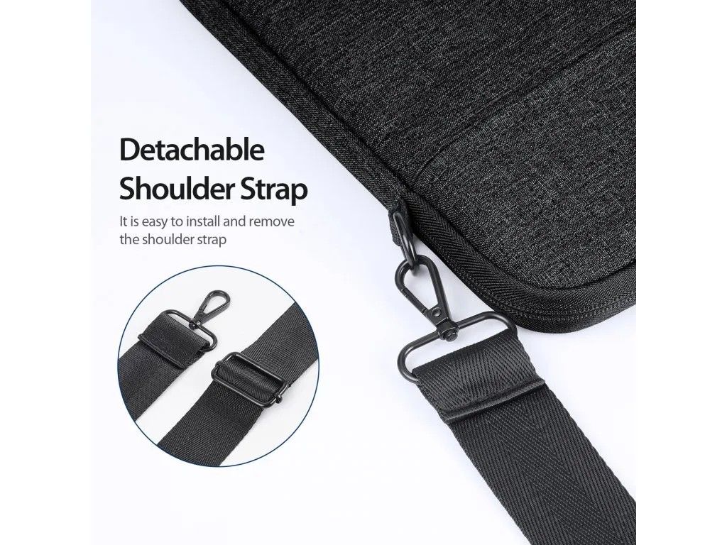 DUX DUCIS case LBJB for laptop 14-15,4" Shoulder Bag black - Image 9