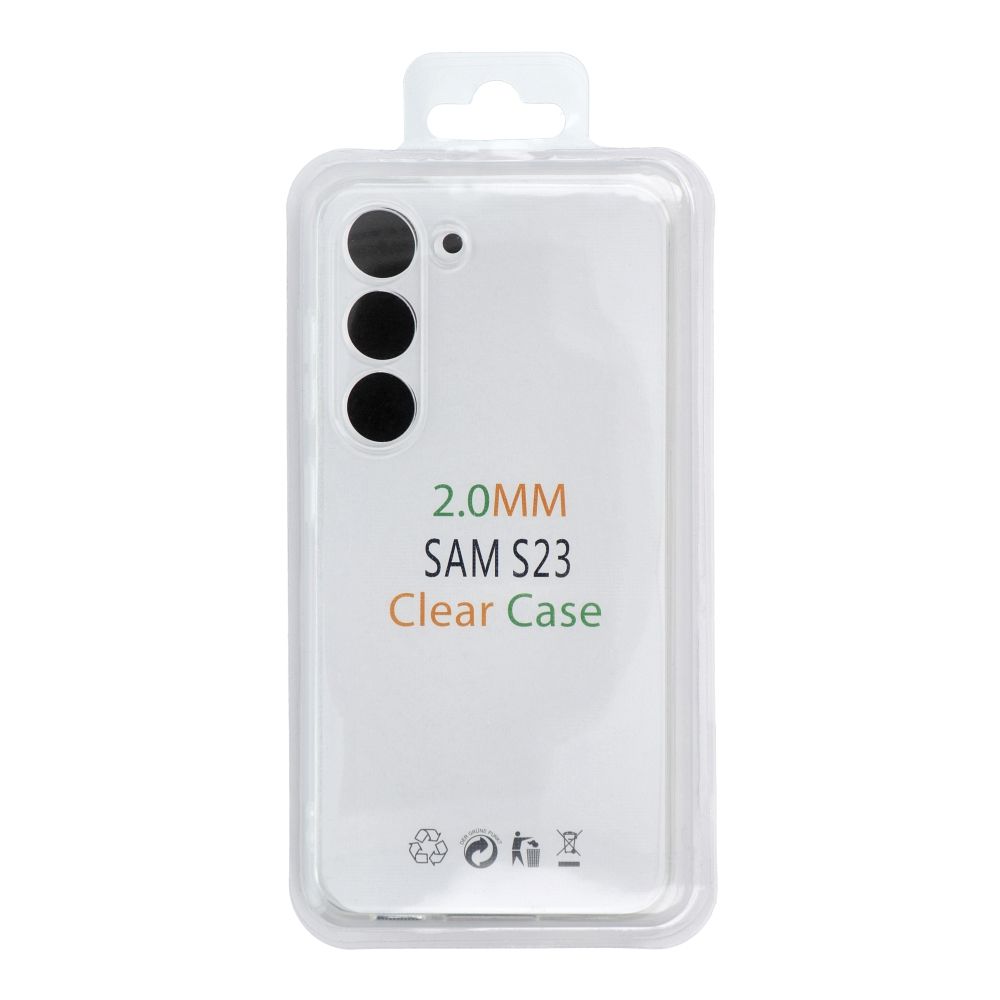 CLEAR tok, 2 mm-es, dobozos, SAMSUNG A23 5G-hez, átlátszó - Image 8