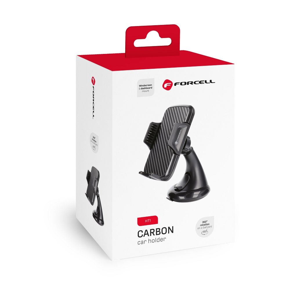 FORCELL autós tartó CARBON HT1, fekete